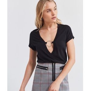 Urban Outfitters Deep V Tee